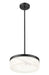 Pendant Z-Lite 827P13-MB-LED Matte Black Renaud 1 Light Pendant Z-Lite