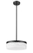 Pendant Z-Lite 827P13-MB-LED Matte Black Renaud 1 Light Pendant Z-Lite