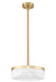 Pendant Z-Lite 827P13-MGLD-LED Modern Gold Renaud 1 Light Pendant Z-Lite