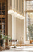 Linear Chandelier Z-Lite 827P6-5L-MGLD-LED Modern Gold Renaud 5 Light Linear Chandelier Z-Lite