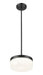 Pendant Z-Lite 827P9-MB-LED Matte Black Renaud 1 Light Pendant Z-Lite