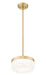 Pendant Z-Lite 827P9-MGLD-LED Modern Gold Renaud 1 Light Pendant Z-Lite