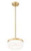 Pendant Z-Lite 827P9-MGLD-LED Modern Gold Renaud 1 Light Pendant Z-Lite