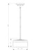 Pendant Z-Lite 827P9-MGLD-LED Modern Gold Renaud 1 Light Pendant Z-Lite