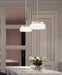 Pendant Z-Lite 827P9-MGLD-LED Modern Gold Renaud 1 Light Pendant Z-Lite