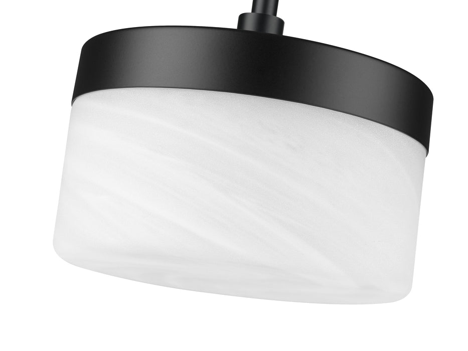 Wall Sconce Z-Lite 827S-MB-LED Matte Black Renaud 1 Light Wall Sconce Z-Lite