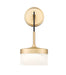 Wall Sconce Z-Lite 827S-MGLD-LED Modern Gold Renaud 1 Light Wall Sconce Z-Lite