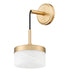 Wall Sconce Z-Lite 827S-MGLD-LED Modern Gold Renaud 1 Light Wall Sconce Z-Lite