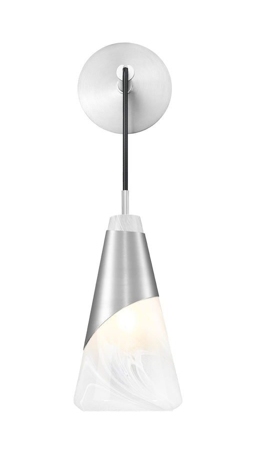 Wall Sconce Z-Lite 828-1S-BN Brushed Nickel Aimie 1 Light Wall Sconce Z-Lite