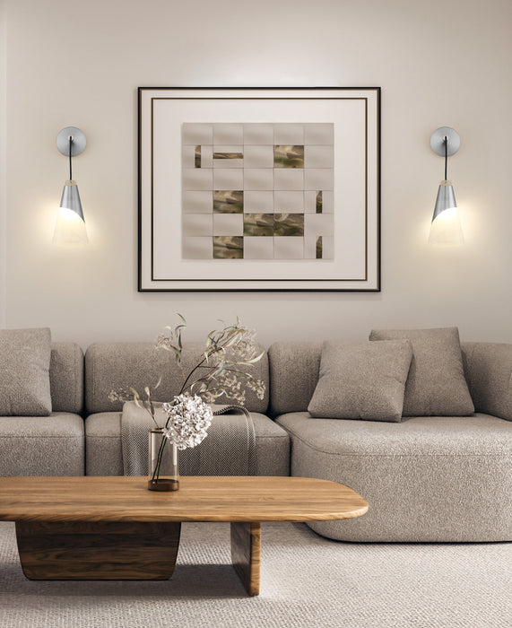 Wall Sconce Z-Lite 828-1S-BN Brushed Nickel Aimie 1 Light Wall Sconce Z-Lite