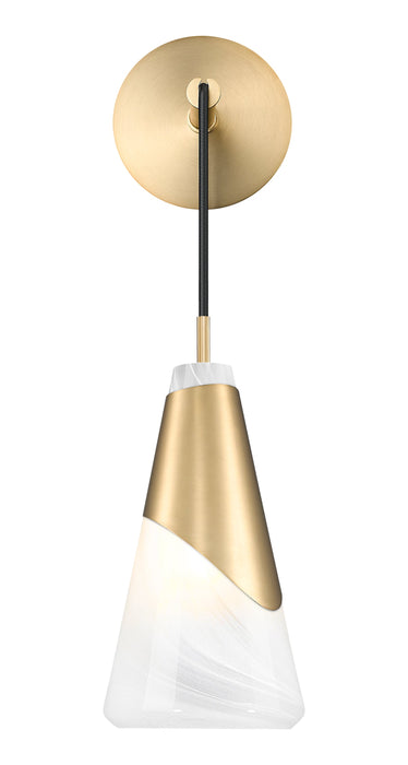 Wall Sconce Z-Lite 828-1S-MGLD Modern Gold Aimie 1 Light Wall Sconce Z-Lite