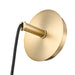 Wall Sconce Z-Lite 828-1S-MGLD Modern Gold Aimie 1 Light Wall Sconce Z-Lite