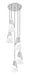 Chandelier Z-Lite 828P6-5R-BN Brushed Nickel Aimie 5 Light Chandelier Z-Lite