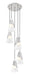 Chandelier Z-Lite 828P6-5R-BN Brushed Nickel Aimie 5 Light Chandelier Z-Lite