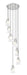 Chandelier Z-Lite 828P6-7R-BN Brushed Nickel Aimie 7 Light Chandelier Z-Lite