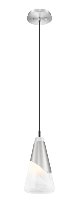Pendant Z-Lite 828P6-BN Brushed Nickel Aimie 1 Light Pendant Z-Lite