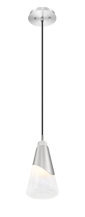 Pendant Z-Lite 828P6-BN Brushed Nickel Aimie 1 Light Pendant Z-Lite