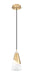 Pendant Z-Lite 828P6-MGLD Modern Gold Aimie 1 Light Pendant Z-Lite