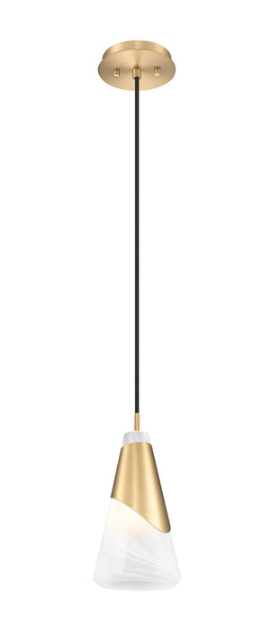 Pendant Z-Lite 828P6-MGLD Modern Gold Aimie 1 Light Pendant Z-Lite