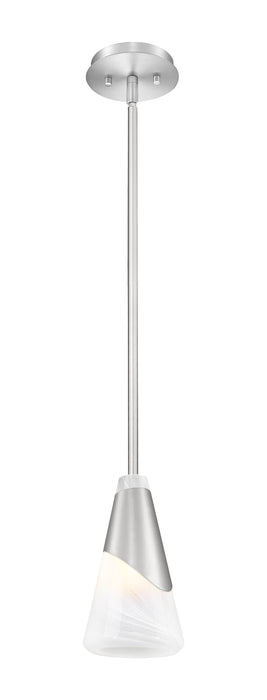 Pendant Z-Lite 828P6-ROD-BN Brushed Nickel Aimie 1 Light Pendant Z-Lite