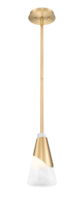 Pendant Z-Lite 828P6-ROD-MGLD Modern Gold Aimie 1 Light Pendant Z-Lite