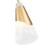 Pendant Z-Lite 828P6-ROD-MGLD Modern Gold Aimie 1 Light Pendant Z-Lite