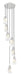 Chandelier Z-Lite 828P7-7R-BN Brushed Nickel Aimie 7 Light Chandelier Z-Lite