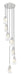 Chandelier Z-Lite 828P7-7R-BN Brushed Nickel Aimie 7 Light Chandelier Z-Lite