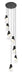 Chandelier Z-Lite 828P7-7R-MB Matte Black Aimie 7 Light Chandelier Z-Lite