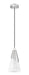 Pendant Z-Lite 828P7-BN Brushed Nickel Aimie 1 Light Pendant Z-Lite