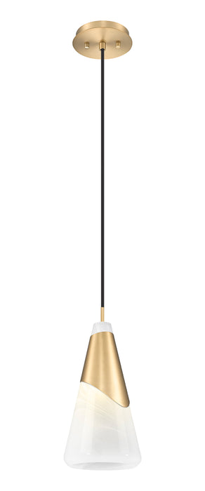 Pendant Z-Lite 828P7-MGLD Modern Gold Aimie 1 Light Pendant Z-Lite