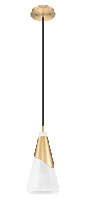 Pendant Z-Lite 828P7-MGLD Modern Gold Aimie 1 Light Pendant Z-Lite