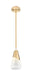 Pendant Z-Lite 828P7-ROD-MGLD Modern Gold Aimie 1 Light Pendant Z-Lite