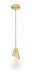 Pendant Z-Lite 828P7-ROD-MGLD Modern Gold Aimie 1 Light Pendant Z-Lite