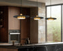 Pendant Z-Lite 829P20-MB-MGLD-LED Matte Black + Modern Gold Ludo 1 Light Pendant Z-Lite