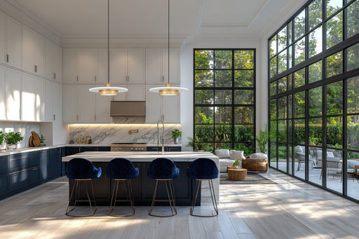 Pendant Z-Lite 829P20-MW-MGLD-LED Matte White + Modern Gold Ludo 1 Light Pendant Z-Lite