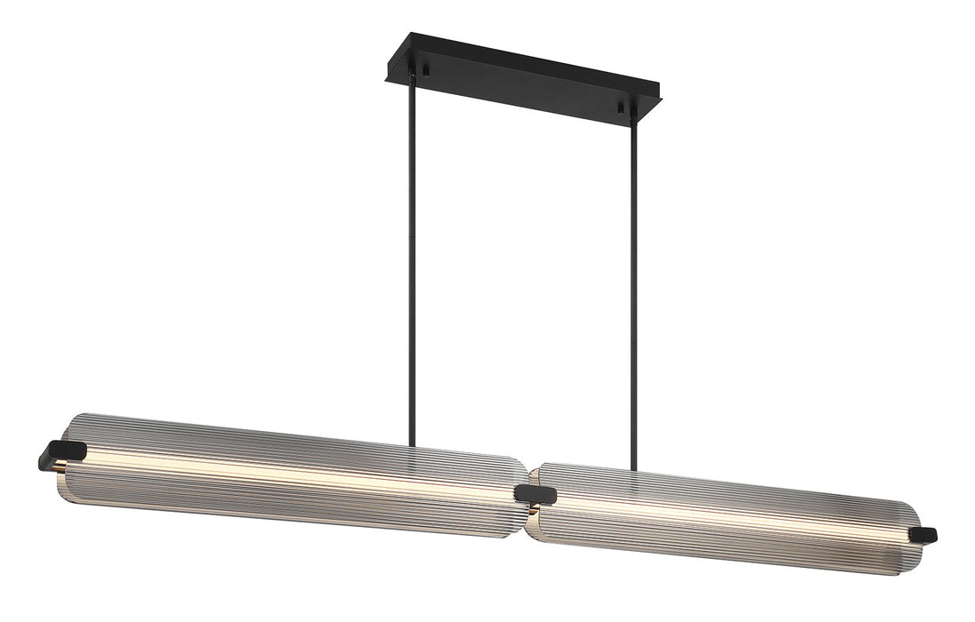 Eurofase 50056-019 Neoness 67" Matte Black LED Chandelier