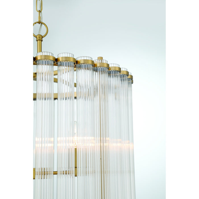 Eurofase 47238-015 Glasbury 27" Gold Chandelier