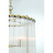 Eurofase 47238-015 Glasbury 27" Gold Chandelier