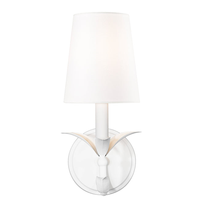 Wall Sconce Z-Lite 830-1S-TXWH Textured White Aslin 1 Light Wall Sconce Z-Lite