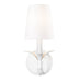 Wall Sconce Z-Lite 830-1S-TXWH Textured White Aslin 1 Light Wall Sconce Z-Lite