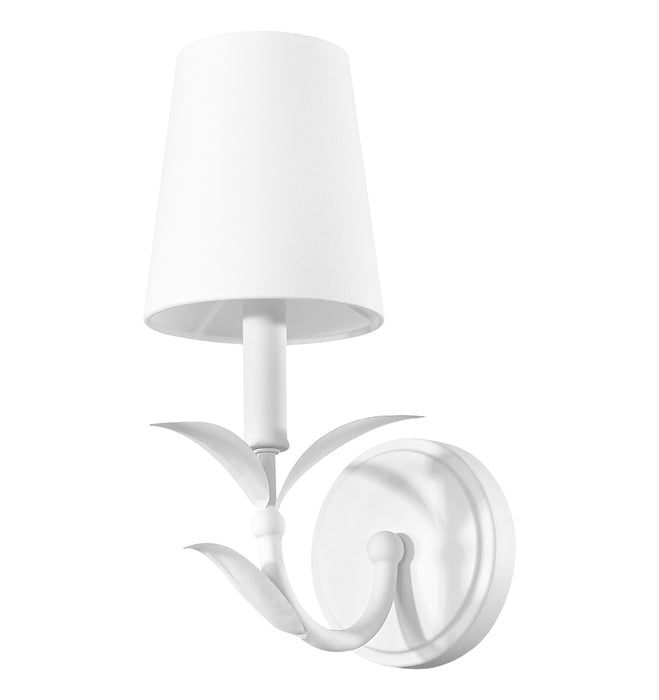 Wall Sconce Z-Lite 830-1S-TXWH Textured White Aslin 1 Light Wall Sconce Z-Lite