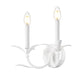 Wall Sconce Z-Lite 830-2S-TXWH Textured White Aslin 2 Light Wall Sconce Z-Lite