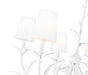 Chandelier Z-Lite 830-31TXWH Textured White Aslin 6 Light Chandelier Z-Lite