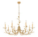 Chandelier Z-Lite 830-42GLF Gold Leaf Aslin 8 Light Chandelier Z-Lite