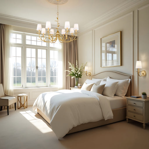 Chandelier Z-Lite 830-42GLF Gold Leaf Aslin 8 Light Chandelier Z-Lite