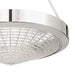 Pendant Light Thesis 207429A Agate 20 inch 4 light Polished Nickel Pendant Light with Clear Holophane Glass Shade THESIS