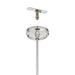 Pendant Light Thesis 207429A Agate 20 inch 4 light Polished Nickel Pendant Light with Clear Holophane Glass Shade THESIS