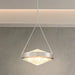 Pendant Light Thesis 207429A Agate 20 inch 4 light Polished Nickel Pendant Light with Clear Holophane Glass Shade THESIS