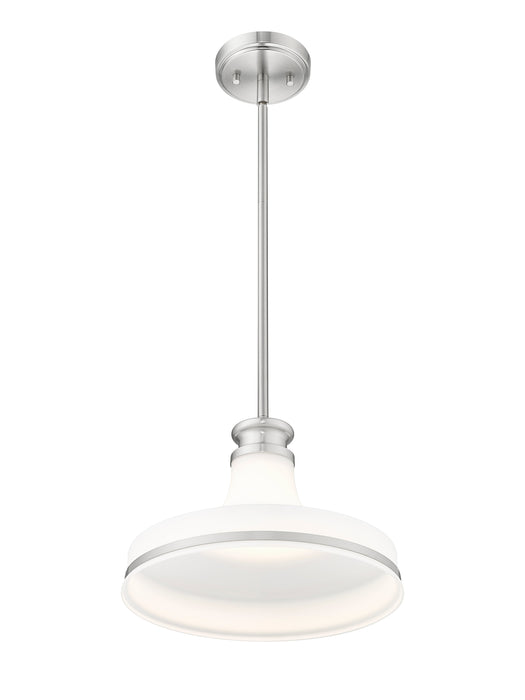 Pendant Z-Lite 831P12-BN Brushed Nickel Reznor 1 Light Pendant Z-Lite